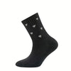 Ewers Tennis Socks 3-pack Hearts/Ribbed 201620-0001 Latte-Anthrazit-Beige Mel.