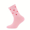 Ewers Tennis Socks 3-pack Hearts/Ribbed 201620-0002 Latte-Hell flieder-Barbiero