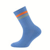 Ewers Tennis Socks 3-pack Stripes 201623-0002 Latte-Grau Grun-Baja Blue