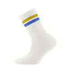 Ewers Tennis Socks 3-pack Stripes 201623-0002 Latte-Grau Grun-Baja Blue